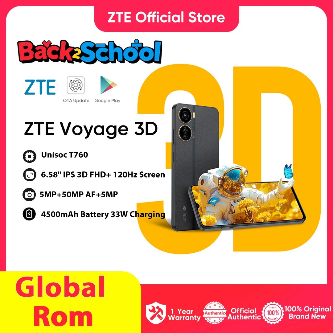 Смартфон zte voyage 3d 5g unisoc t760 6