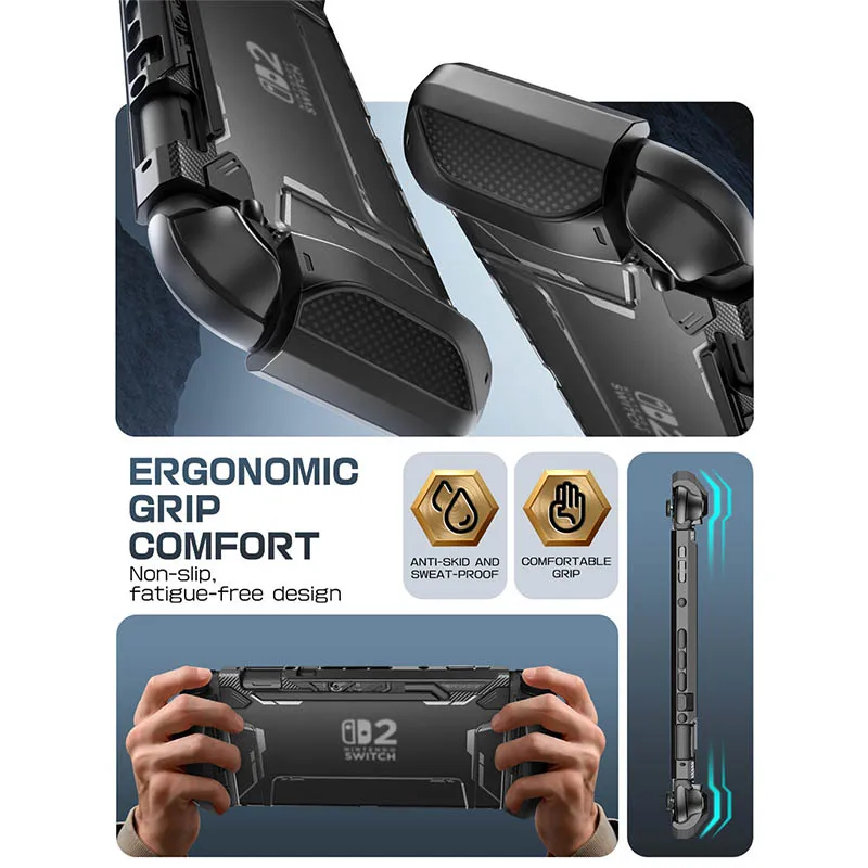 Dockable case for nintendo switch 2 2025 supcase blade series tpu grip - Фотография_5