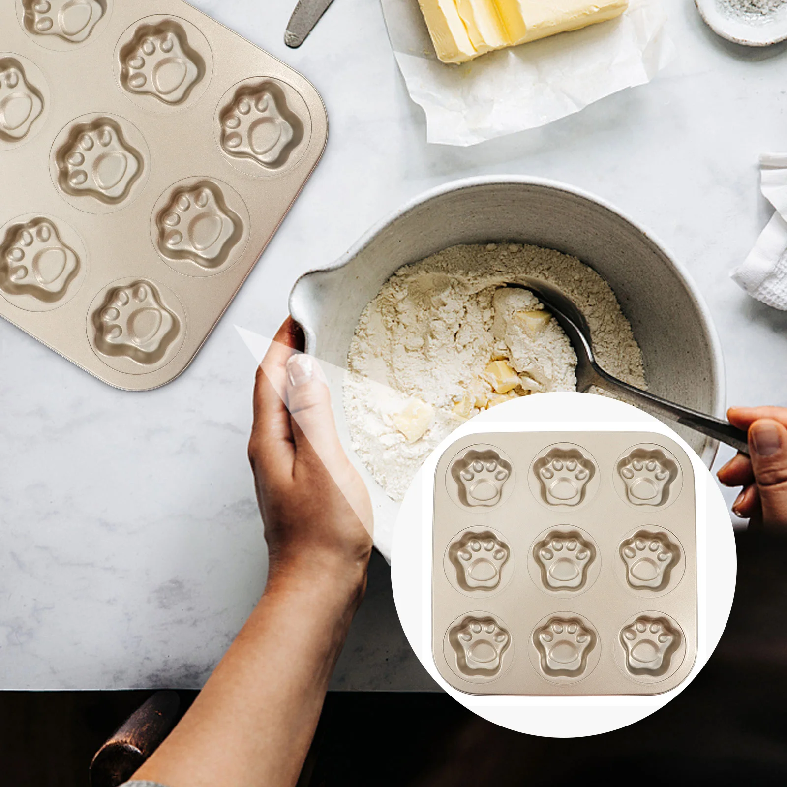 Декоративная форма для печенья в виде кошачьей лапы - Фотография_5