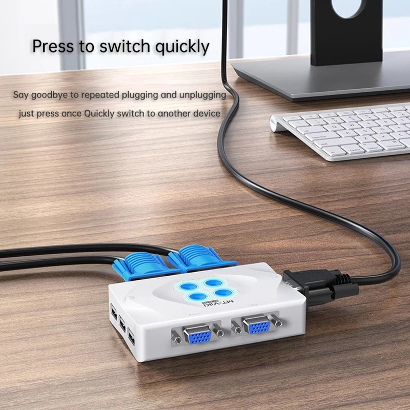 Mt-viki smart kvm switch vga selector - Фотография_5