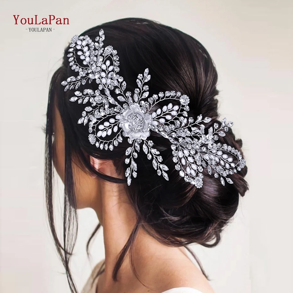 Youlapan свадебная повязка на голову со стразами