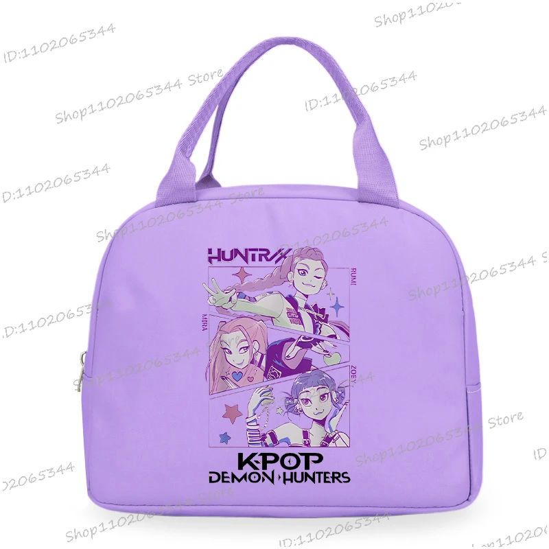 Забавная аниме-сумка для обеда с героями мультфильмов для мужчин и женщин - Фотография_4