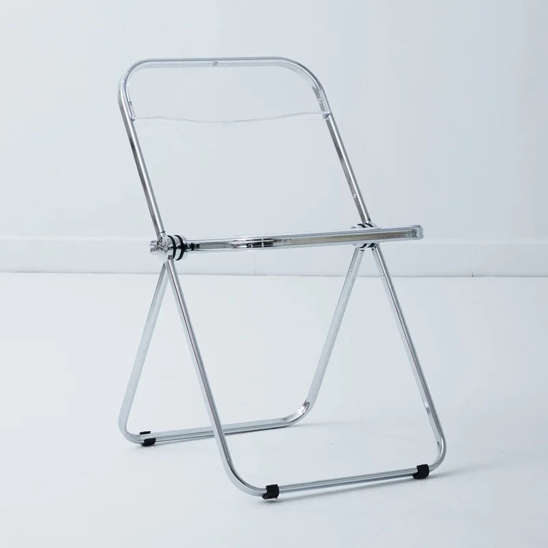 Прозрачный складной стул для столовой