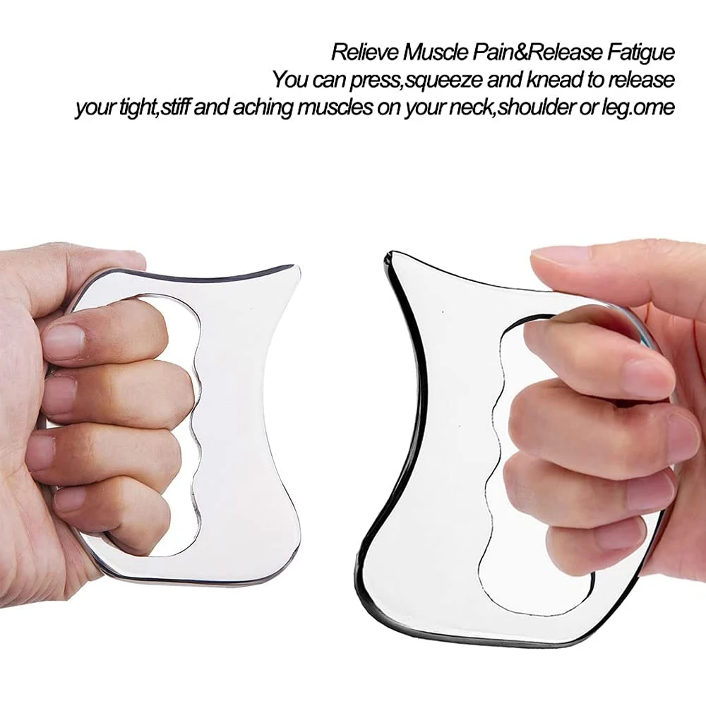 Скребок gua sha из нержавеющей стали - Фотография_3