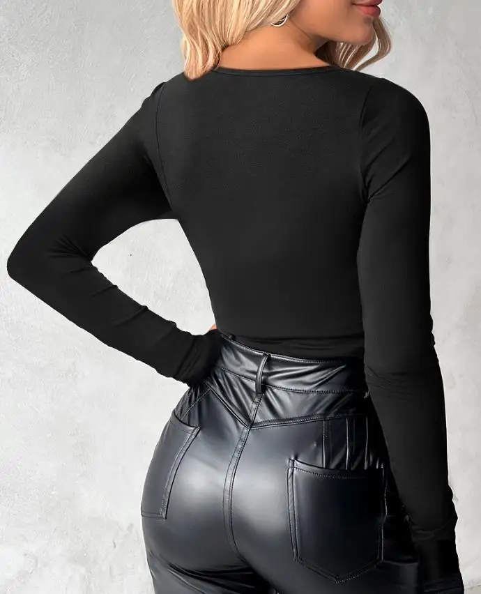 Прозрачная сетчатая рубашка с длинным - Фотография_2