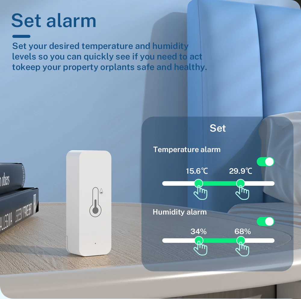 Умный датчик температуры и влажности tuya zigbee 3 - Фотография_5