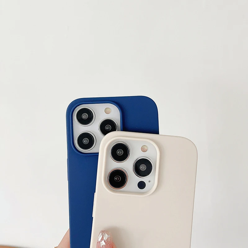 Роскошный силиконовый мягкий чехол ярких цветов для iphone 16 - Фотография_4