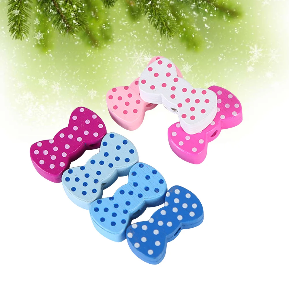 Деревянные бусины с бантом - Фотография_6