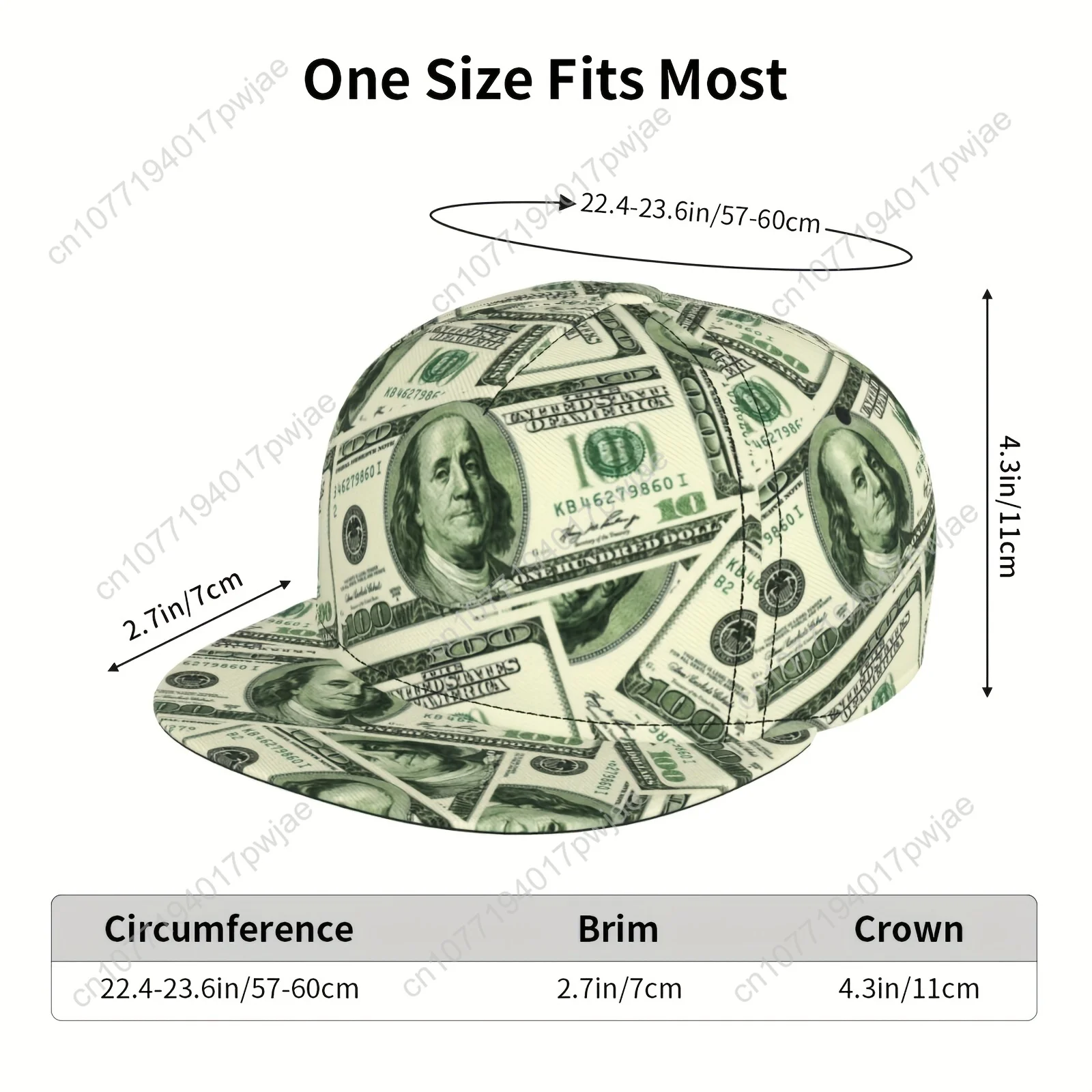 Регулируемая бейсболка унисекс - Фотография_3