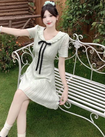 Французские летние милые платья принцессы большого размера - Фотография_2