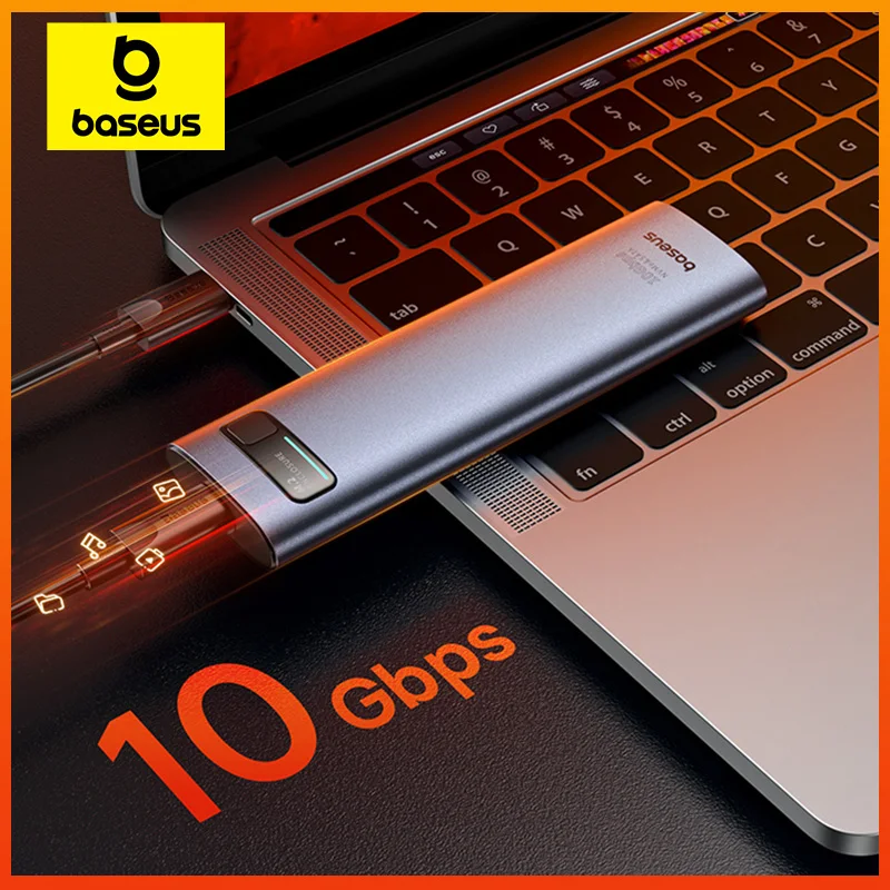 Корпус ssd baseus m2 nvme sata dual protocol 10 гбит/с m