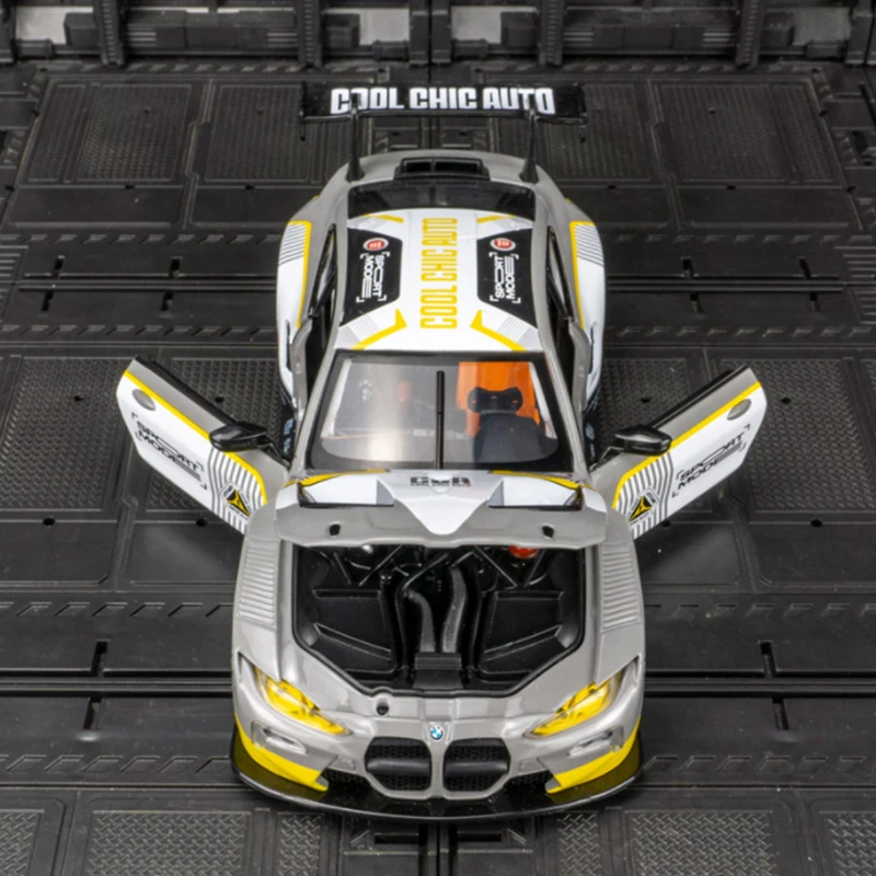 1:24 bmw m4 gt3 модель спортивного автомобиля из сплава - Фотография_6