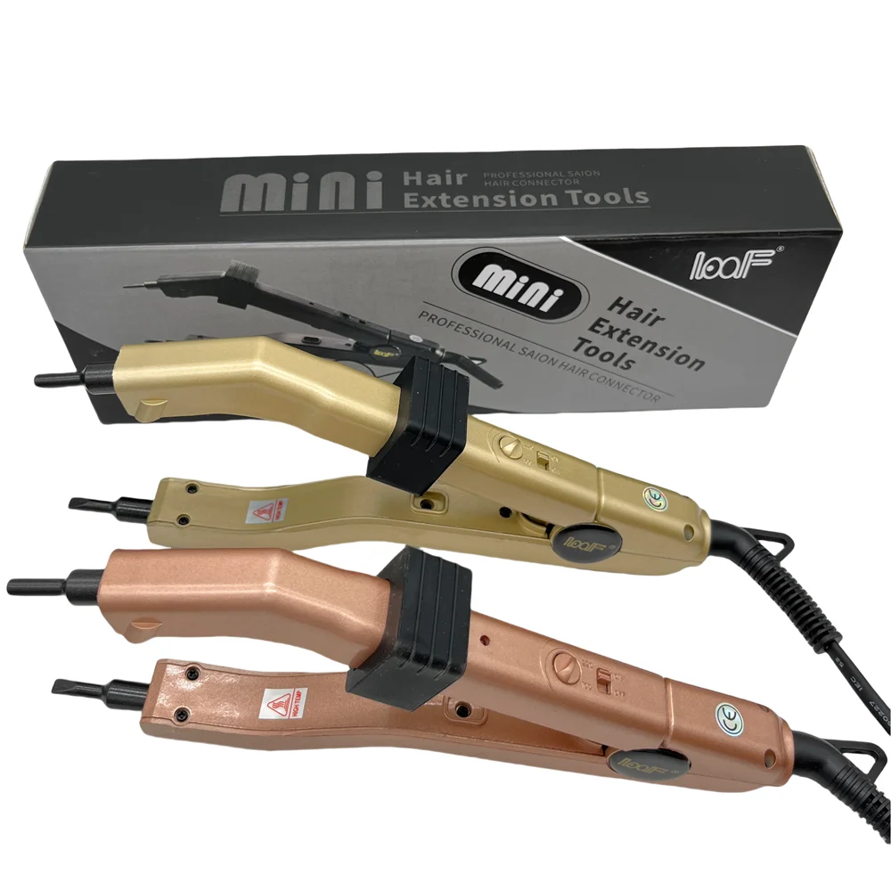 Loof golden heat hair connector