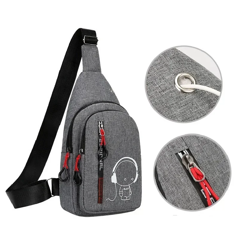 Светящаяся мужская нагрудная сумка - Фотография_3