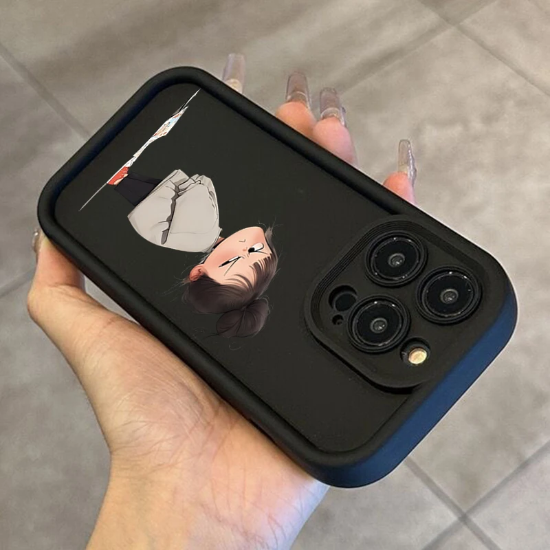 Чехол с минималистичным принтом angry girl для xiaomi redmi 14c - Фотография_4