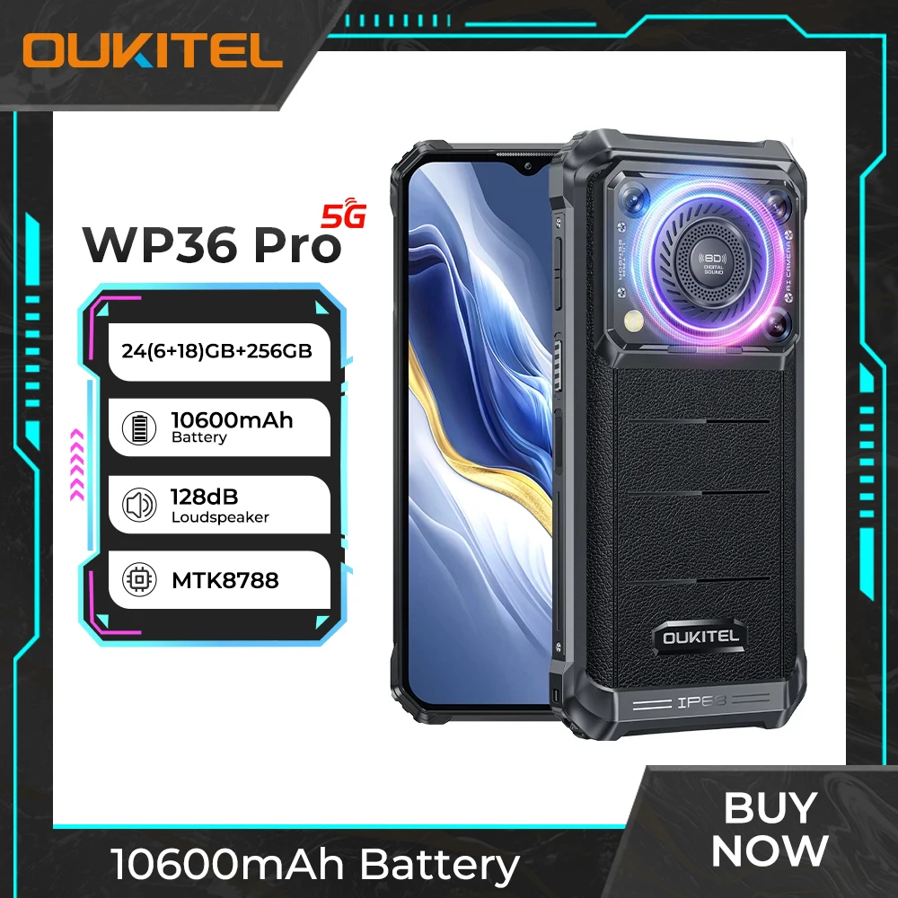 Прочный смартфон oukitel wp36 pro