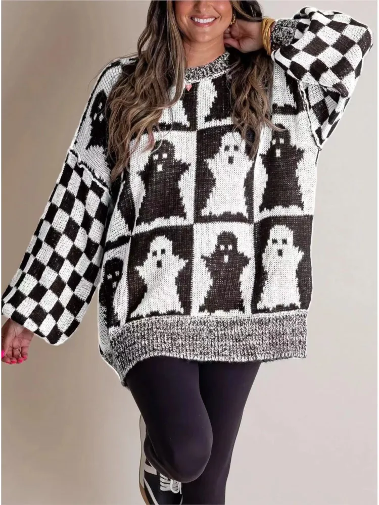 Вязаные свитера на хэллоуин - Фотография_2