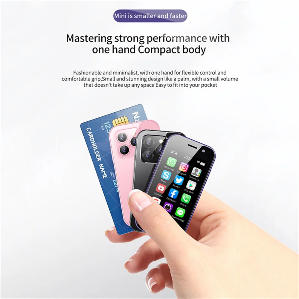 Мини-смартфоны soyes xs14 pro 4g lte 3 гб + 64 гб android 9 - Фотография_3