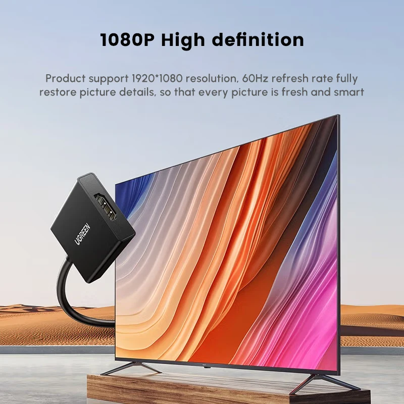 Разъем адаптера ugreen hd-mi — vga (мама-папа) с аудиоразъемом 3 - Фотография_4