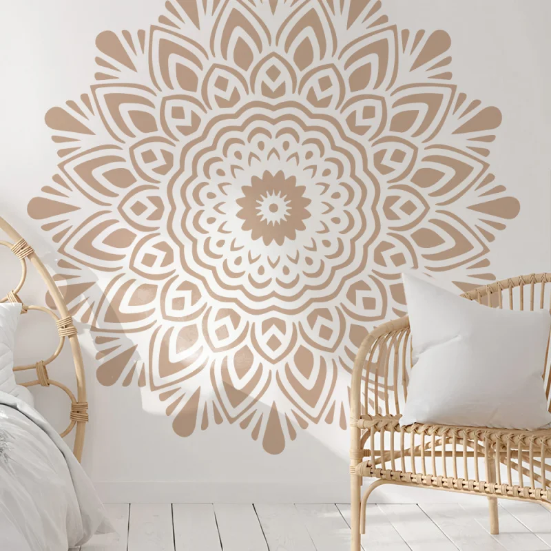 Мандала большой трафарет для рисования