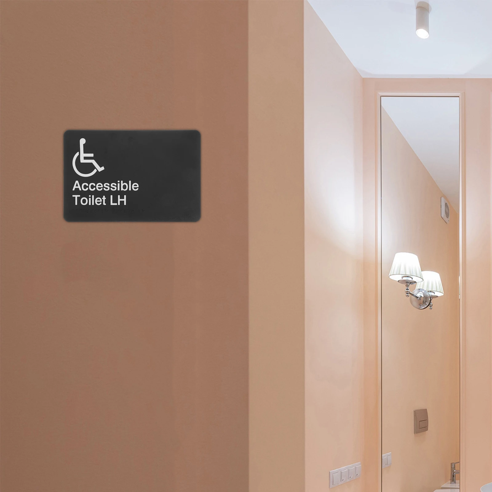 Тактильный знак abs braille для инвалидных колясок - Фотография_3