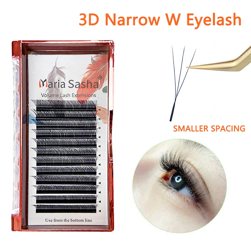 Maria 3d узкие w-образные ресницы