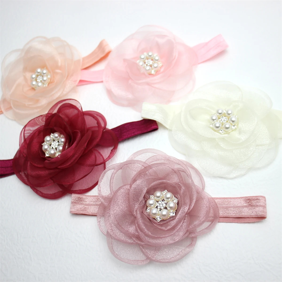 Бутиковая шифоновая повязка на - Фотография_3