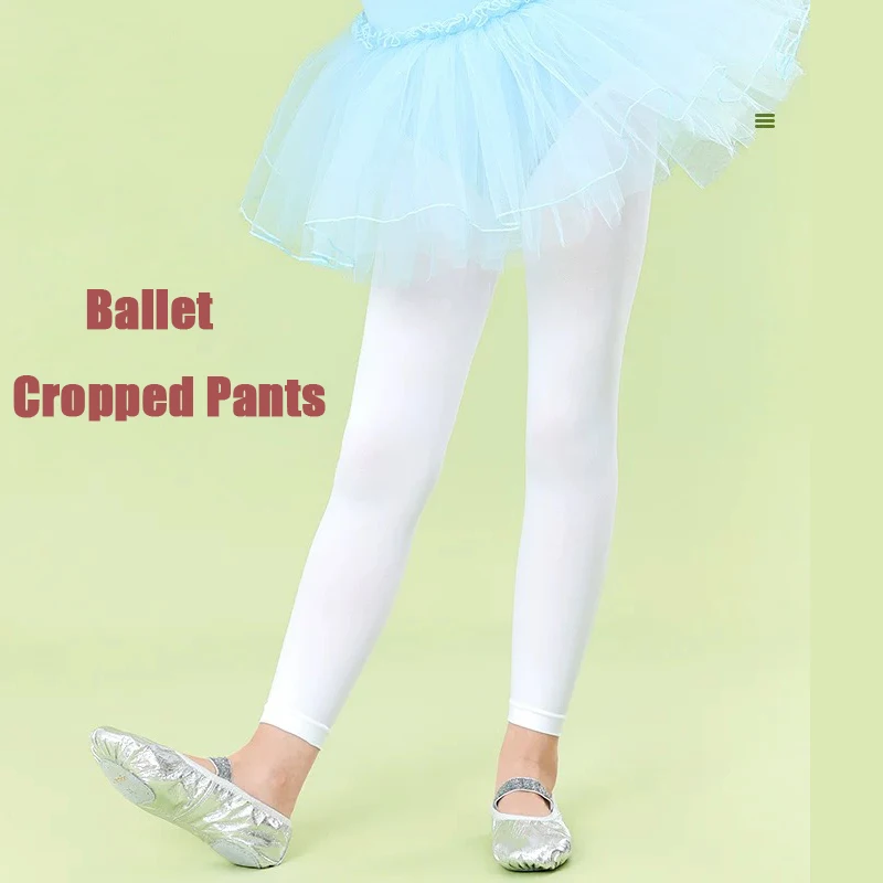 Леггинсы для балета и танцев с девятью точками для мальчиков и девочек - Фотография_3