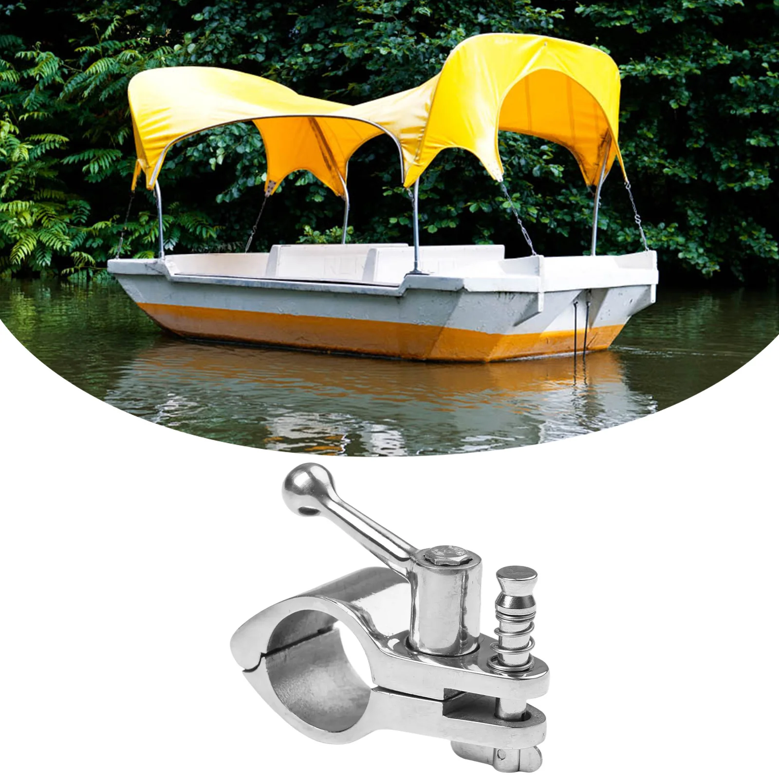 Мм bimini морской тент шарнирные - Фотография_5