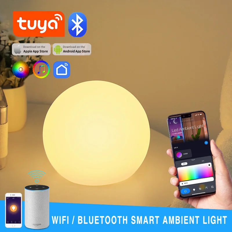 Smart life rgb шаровой светильник - Фотография_2