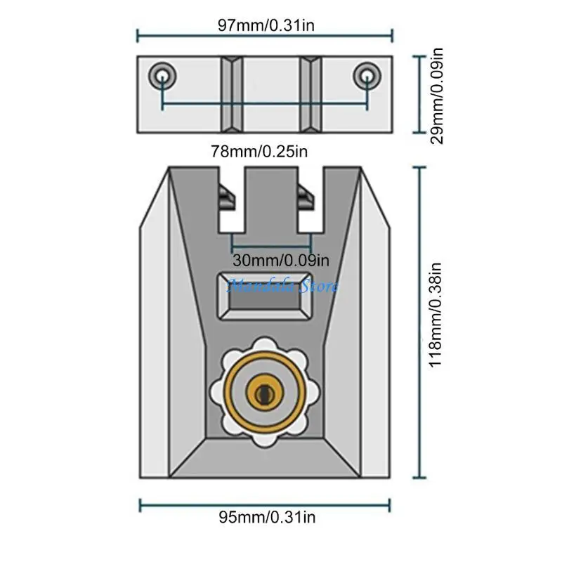 U2jc противоугонный дверной замок с ключом - Фотография_6