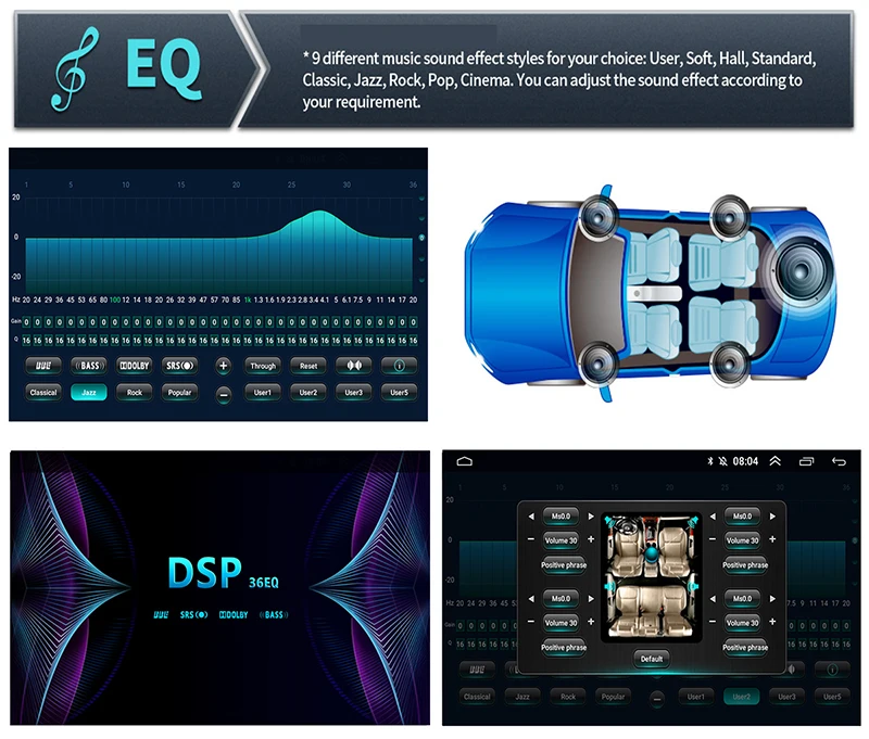 Android 11 8 ядер 4 + 64 гб мультимедийный - Фотография_4