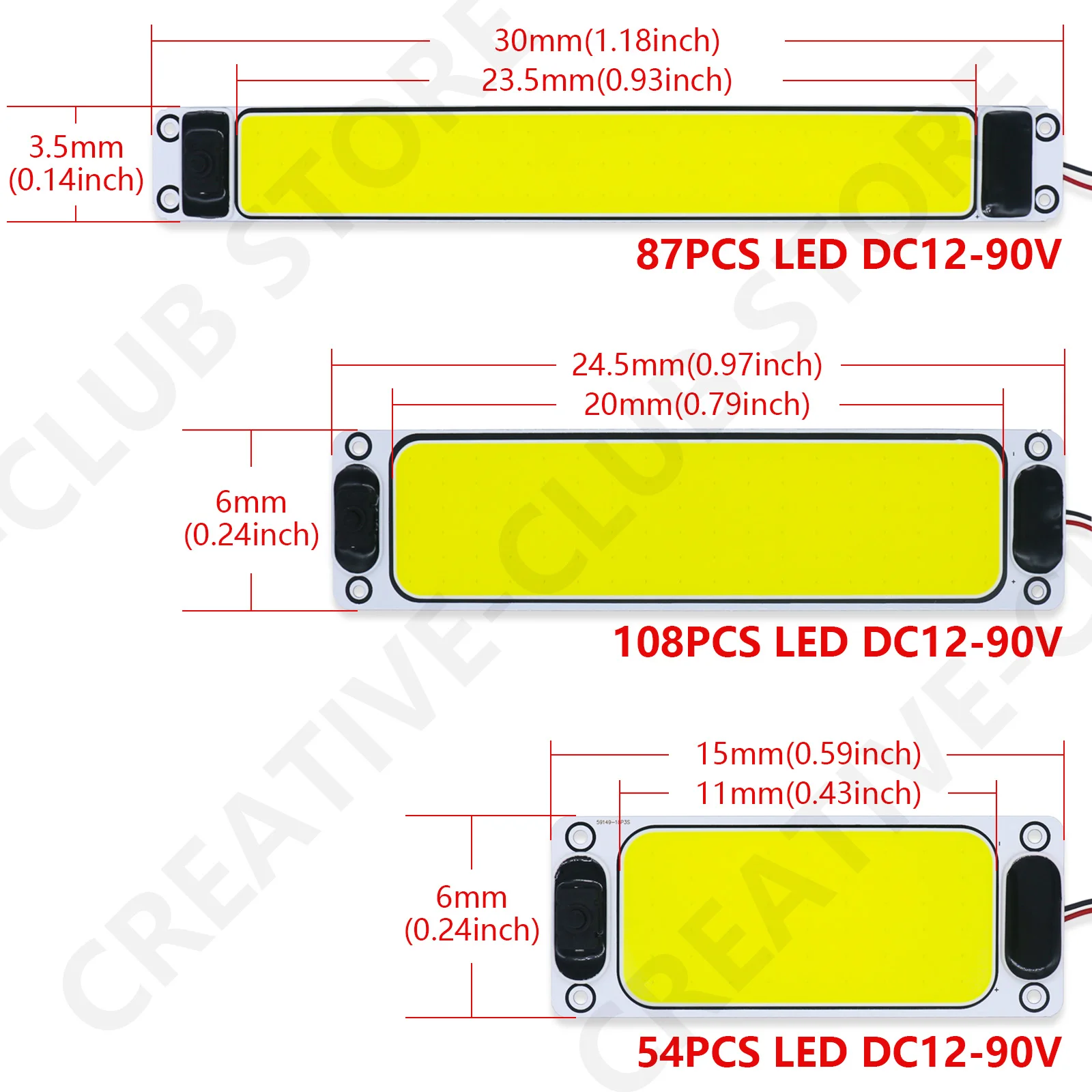 Светодиодный cob 12 в 24 в для - Фотография_5