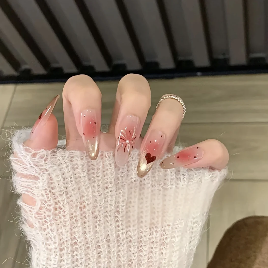 Носимые ногти ручной работы с набором инструментов - Фотография_3