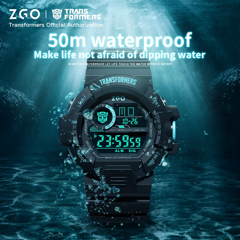 Zgo x трансформеры детские часы - Фотография_2