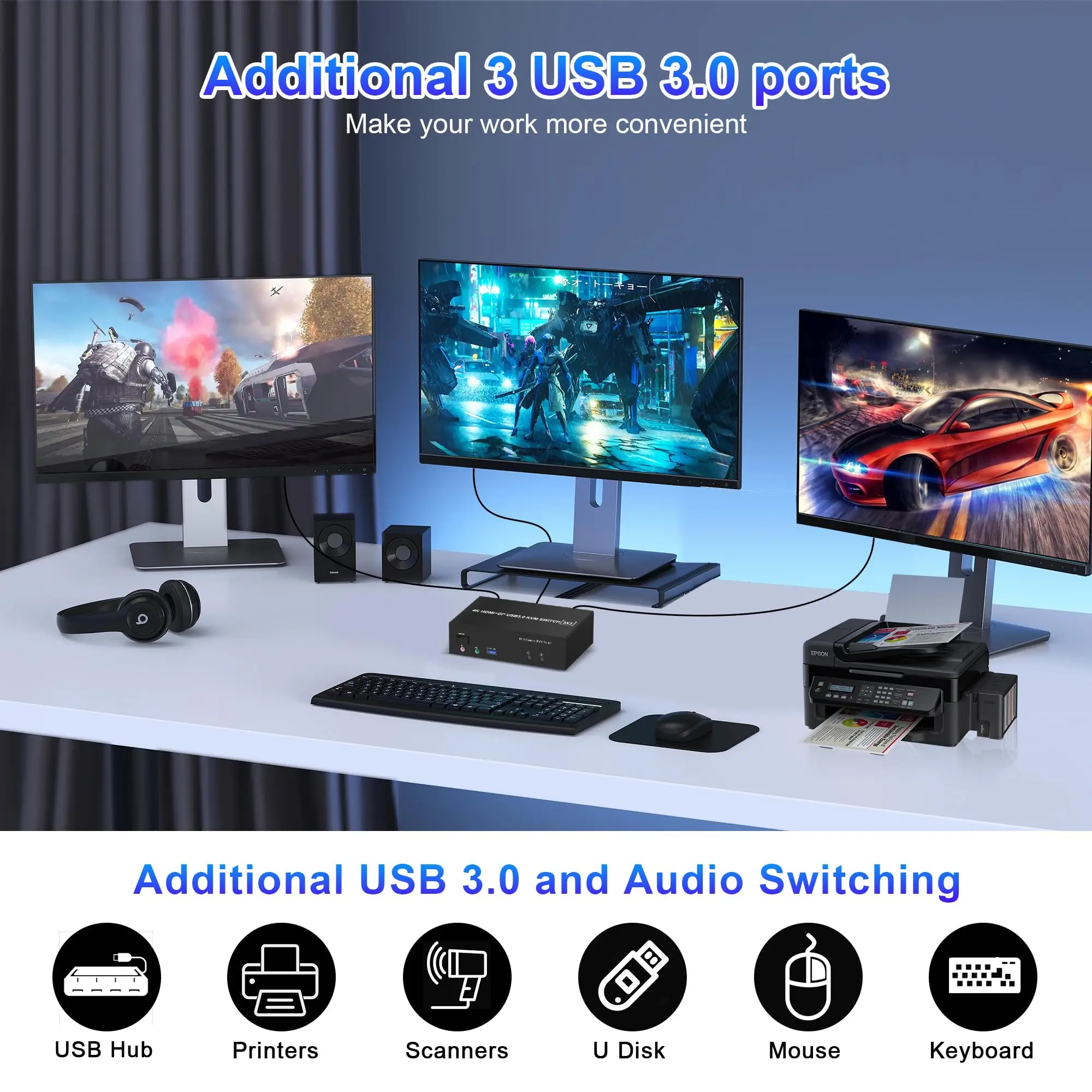Hdmi + 2 displayport usb 3 - Фотография_6