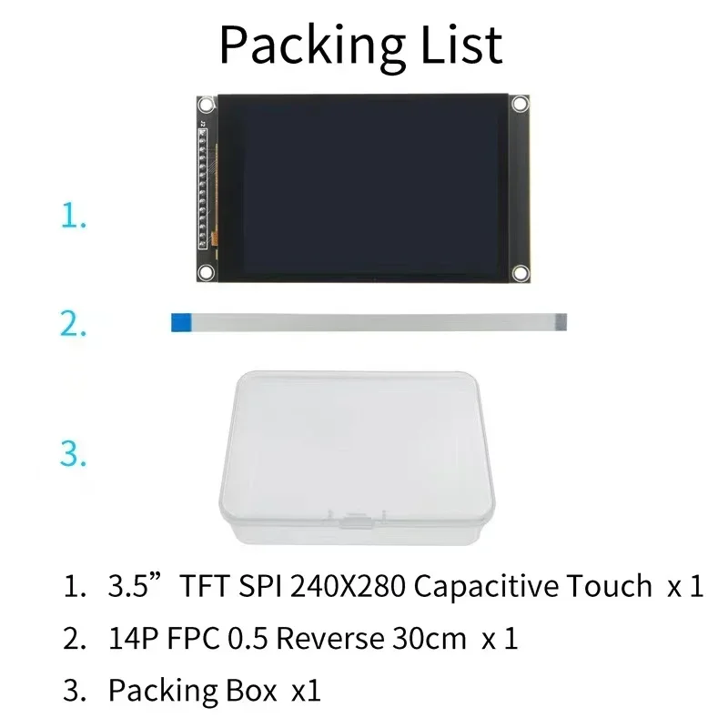 3,5-дюймовый модуль ips жк-дисплея - Фотография_6
