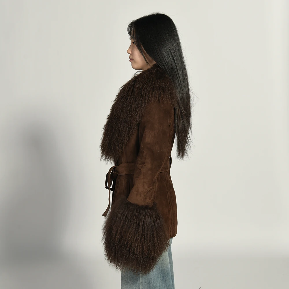 Женская куртка из натуральной замши - Фотография_5