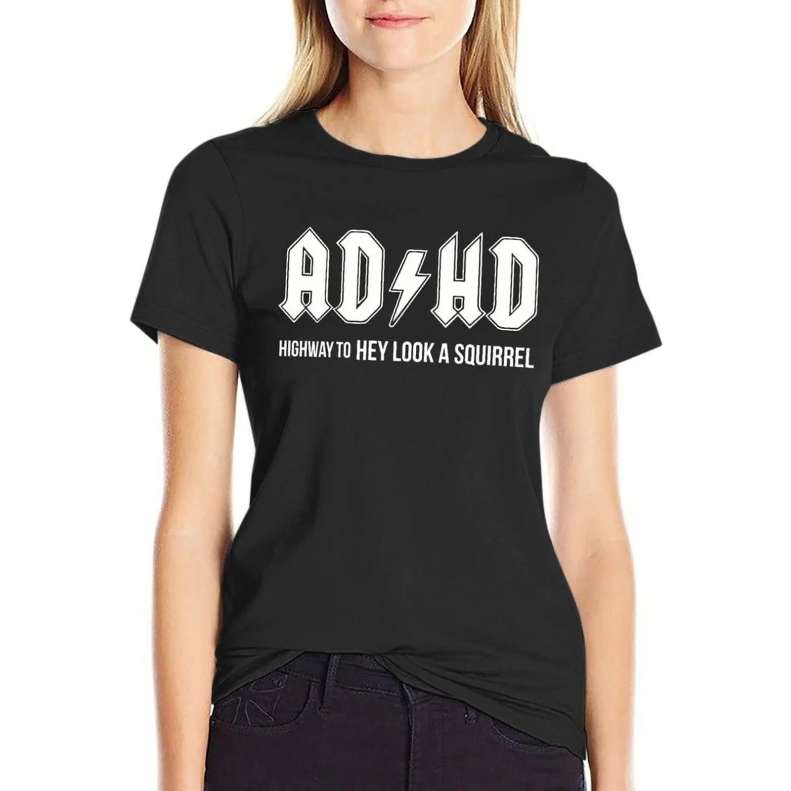 Футболка ad hd, женская одежда с графикой