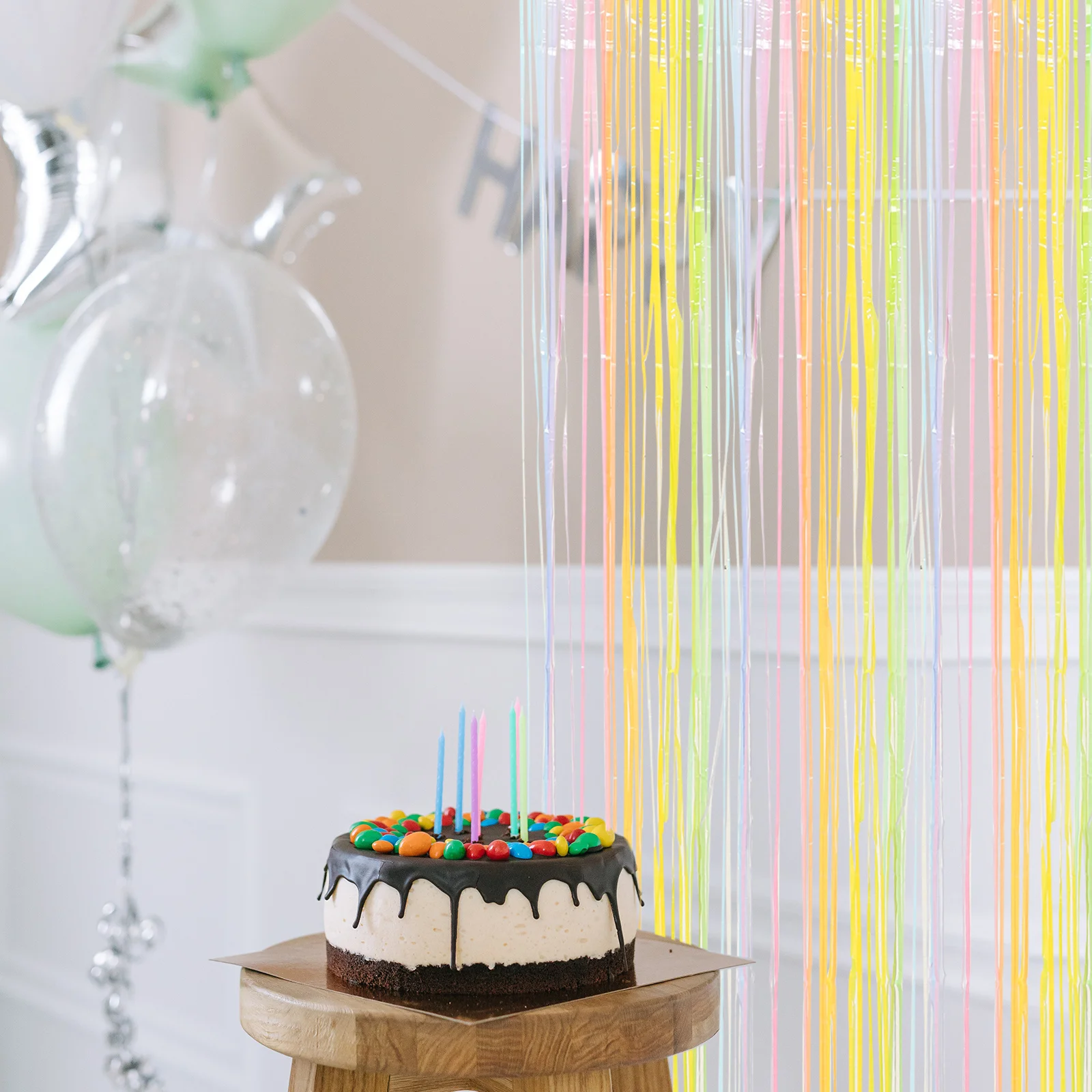 Прочная пластиковая занавеска с бахромой - Фотография_6