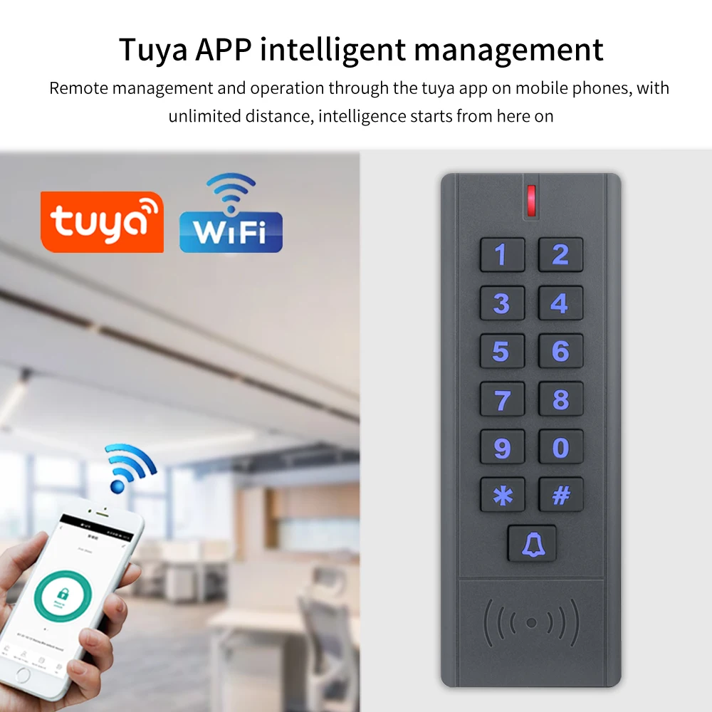 Asia teco wifi tuya умный дверной - Фотография_4