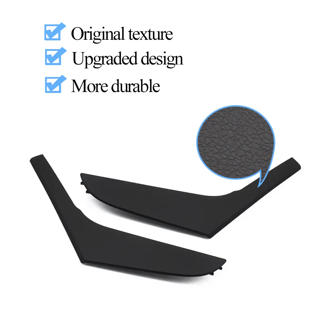 Черная левая и правая внутренняя дверная ручка - Фотография_5