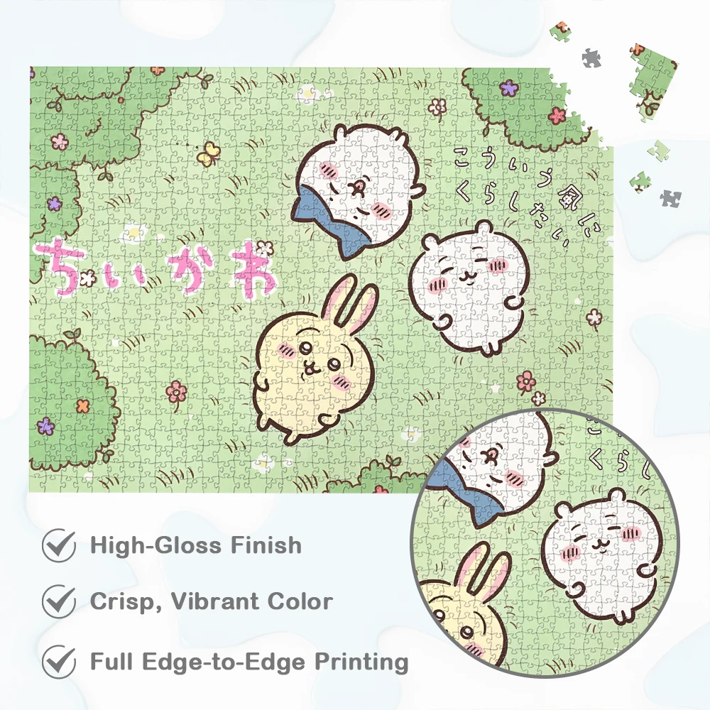 Chiikawa hachiware пазл usagi sanrio - Фотография_2