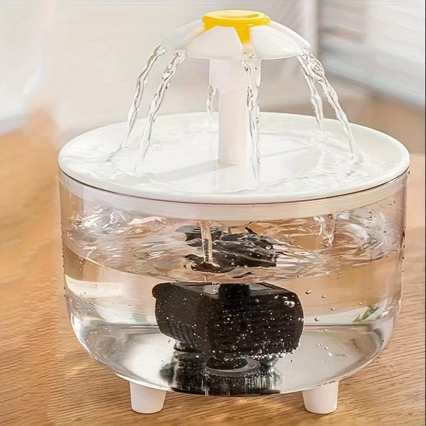 Usb электрический бесшумный фонтан для воды для домашних животных