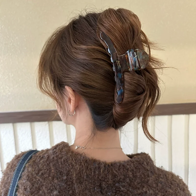 Женские ацетатные леопардовые когти для волос - Фотография_4