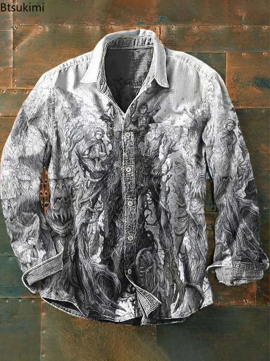 Мужские рубашки с длинным рукавом на весну и осень - Фотография_5