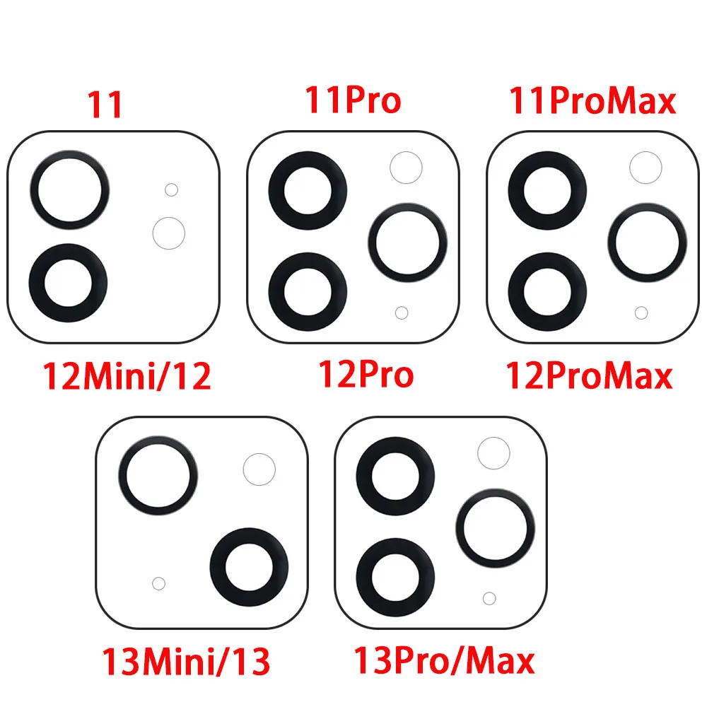 Стекло задней камеры для apple iphone 11 12 13 mini pro max - Фотография_2