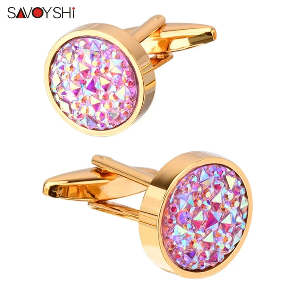 Savoyshi новейшие запонки для рубашек для мужчин