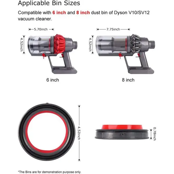 Пылесборник для dyson v12 sv20 v10 v11 sv14 v15 - Фотография_3