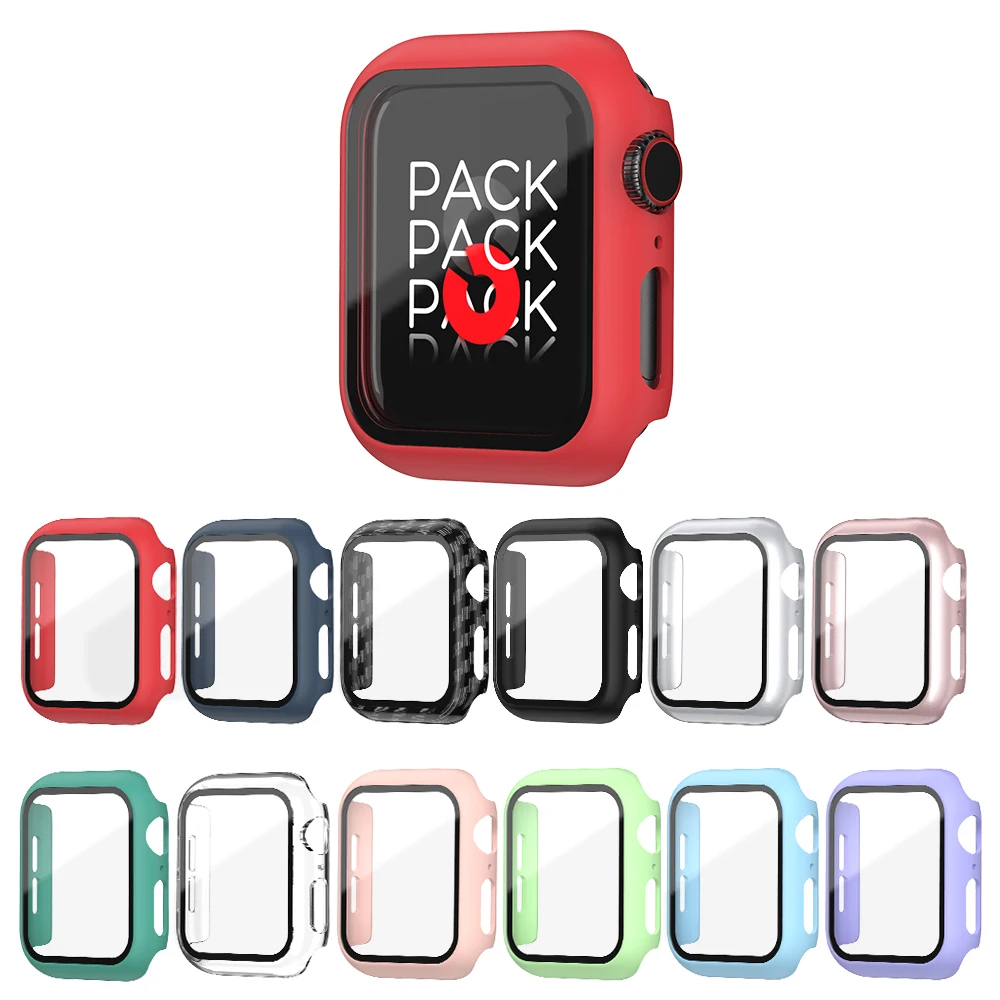 Стекло + корпус корпус защиты apple watch серия 9/8 / 7 мм 45 мм бампер